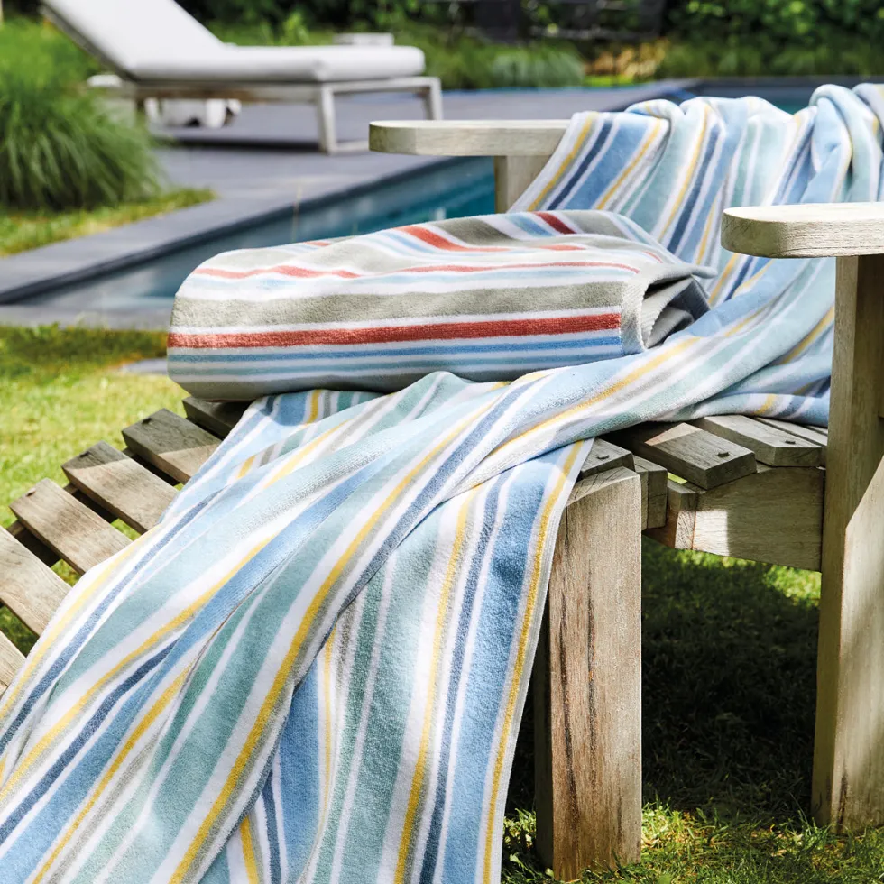 serviette_de_plage_sicile_2.webp Serviette de plage Sicile Multicouleur jaune - 100 x 180 cm*Cacharel Outlet