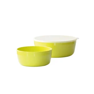 Set de 2 boîtes de conservation basses avec couvercle hermétique – 1300 ml + 2500 ml*Kalorik Discount