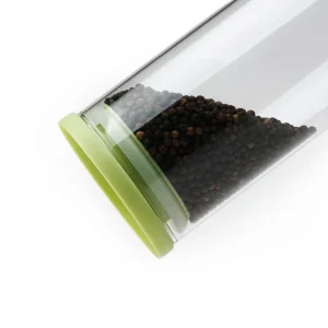 Set de 3 boîtes en verre avec couvercle en plastique – transparent et vert – 1.5l*Brandt Online