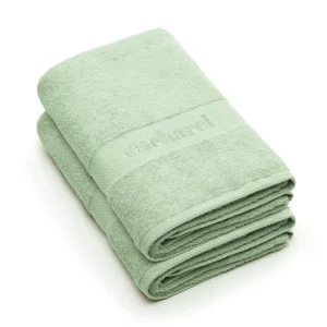 Set de 2 draps de bain - 70 x 140 cm*Cacharel Clearance