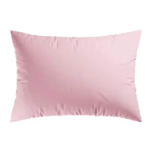 Set de 2 taies d'oreiller satin de coton - Aurore Blanc / Rose clair*Cacharel Sale