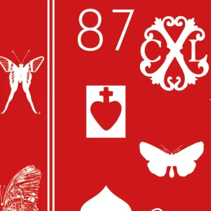 SET DE 2 TORCHONS - Amulette Rouge/Blanc*CXLbyChristianLacroix New