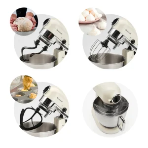Set de robot pâtissier avec double pétrins + accessoires en bambou*Brandt Clearance