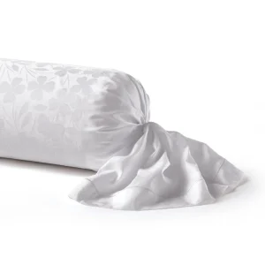Taie de traversin - tissé Jacquard - Cresson de Fontaine White*Ines by Ines de la Fressange New