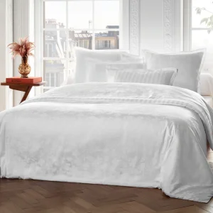 Taie de traversin - tissé Jacquard - Cresson de Fontaine White*Ines by Ines de la Fressange New