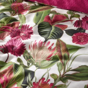 Taie d'oreiller satin de coton - Garden Fuchsia*CXLbyChristianLacroix Clearance