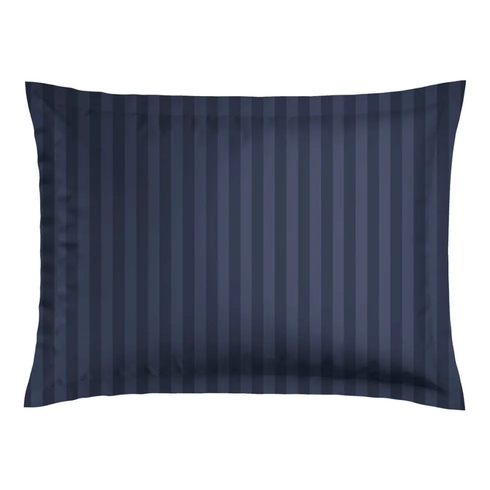 taies_doreiller__jacquard_0-1.webp Taie(s) d'oreiller - Jacquard tissé - rayures bleu foncé*Cacharel Sale