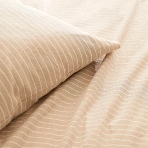 Taie(s) d'oreiller coton tissé teint - Colombine Taupe*Rodier Fashion