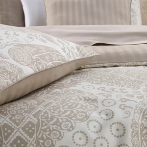 Taie(s) d'oreiller en satin de coton - Arles Taupe*CXLbyChristianLacroix Outlet