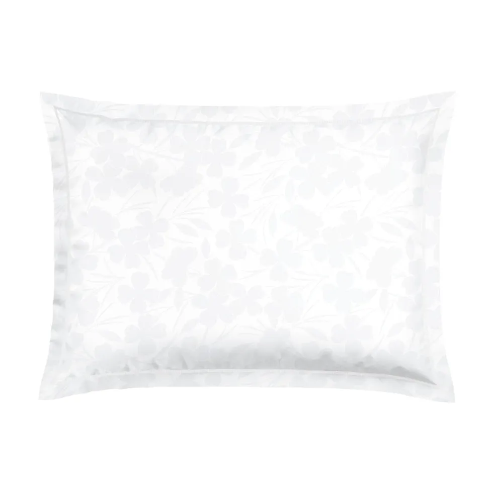 taies_doreiller_rectangul_5.webp Taie(s) d'oreiller rectangulaires - tissé Jacquard - Petites Fleurs blanc*Cacharel New
