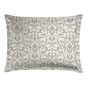 Taie(s) d'oreiller satin de coton - Baroque Taupe*Maison Héritage New