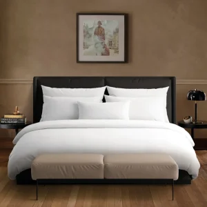 Taie(s) d'oreiller satin de coton - Uni blanc*Chevignon Clearance