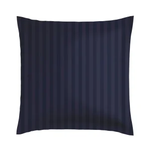Taie(s) d'oreiller satin de coton - Indienne Bleu foncé / Doré*Maison Héritage Best