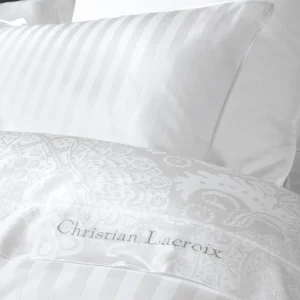Taie(s) d'oreiller satin de coton - Uni Blanc*CXLbyChristianLacroix New