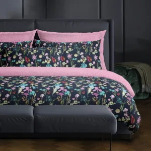 Taie(s) d'oreiller satin de coton - Iris Bleu foncé*CXLbyChristianLacroix New