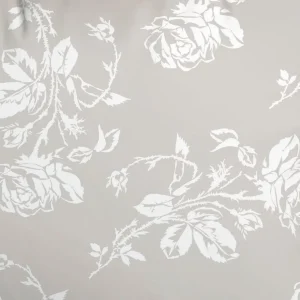 Taie(s) d'oreiller satin de coton - Roses Taupe / Blanc*Cacharel Hot