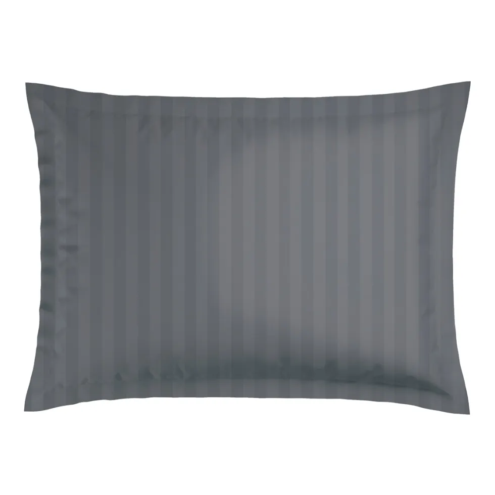 taies_doreiller_satin_de__3-160.webp Taie(s) d'oreiller satin de coton rayure tissé Jaquard - Gris foncé*Maison Héritage New