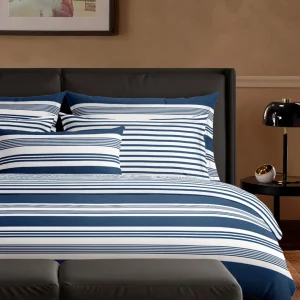 Taie(s) d'oreiller satin de coton - Sylvestre Bleu*Chevignon Online