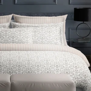 Taie(s) d'oreiller satin de coton - Baroque Taupe*Maison Héritage New