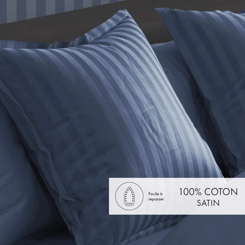 taies_doreiller_satin_de__4-116.webp Taie(s) d'oreiller satin de coton rayure tissé Jacquard - Bleu*Rodier Discount