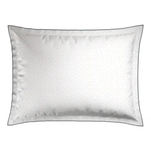Taie(s) d'oreiller satin de coton - Peony blanc*Maison Héritage Discount
