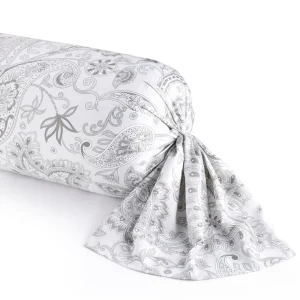 Taie(s) d'oreiller satin de coton - Indienne Noir*Maison Héritage Fashion
