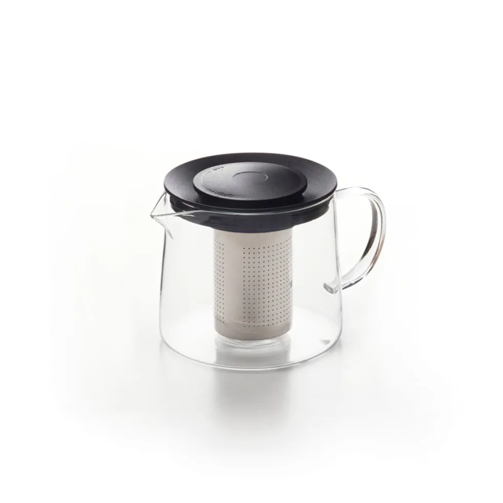 thire_en_verre_avec_filtr_0.webp Théière en verre avec filtre en acier inoxydable - 600 ml - Noir*Brandt Outlet