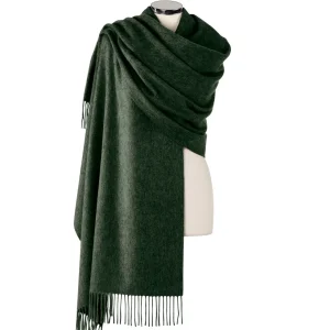 Étole cachemire - Vert foncé*CXLbyChristianLacroix Discount