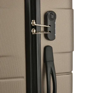 Valise rigide avec 4 roulettes - 94L - 52 x 77 x 29 cm - Toulouse Gris doux*CXLbyChristianLacroix Discount